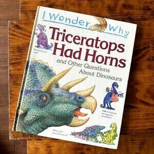 1997 I Wonder Why Triceratops Had Horns & Other Questions About Dinosaurs Book